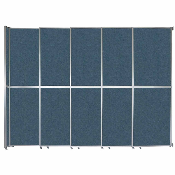 Operable Wall Sliding Room Divider 15'7" x 12'3" Caribbean Fabric